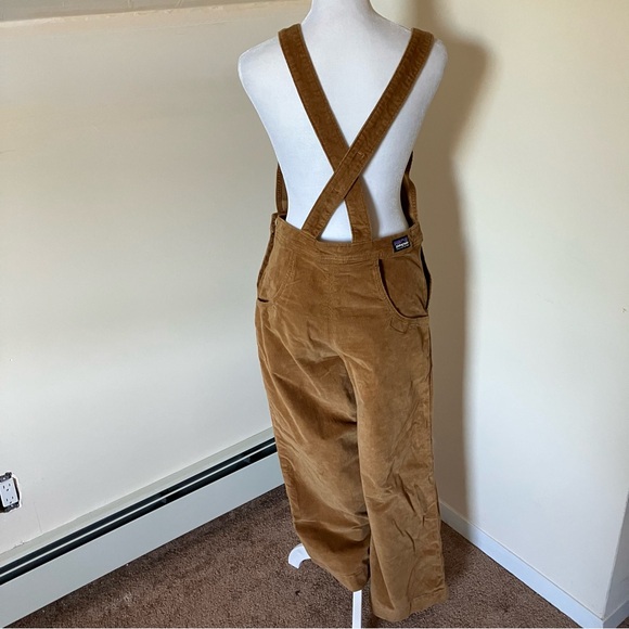 Patagonia Tan Stand Up Cropped Corduroy Overalls size 4 - Picture 5 of 10